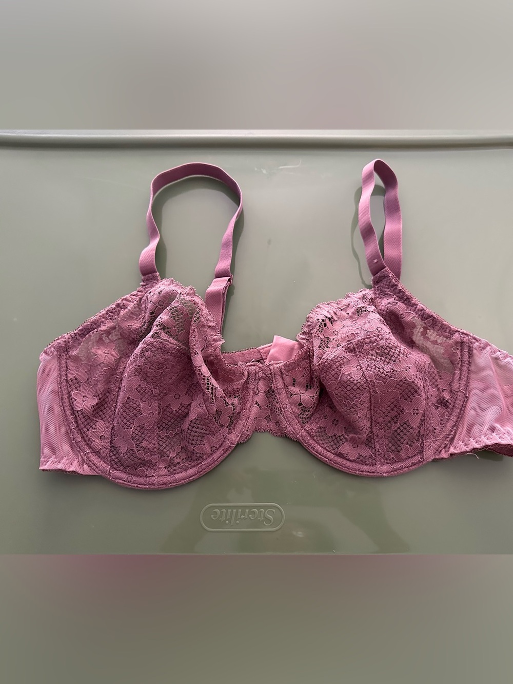 Secret Possessions Lace Underwire Bra - Mauve Pink
